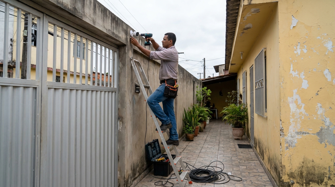 Instalacao de cameras de seguranca profissional em Palmas‑TO