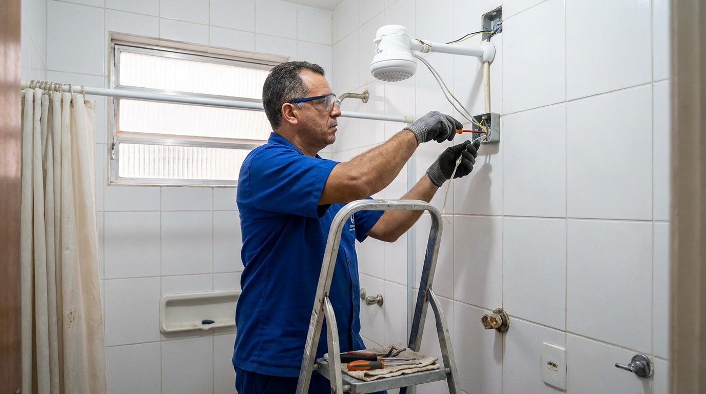 Instalacao de chuveiro eletrico em Palmas‑TO