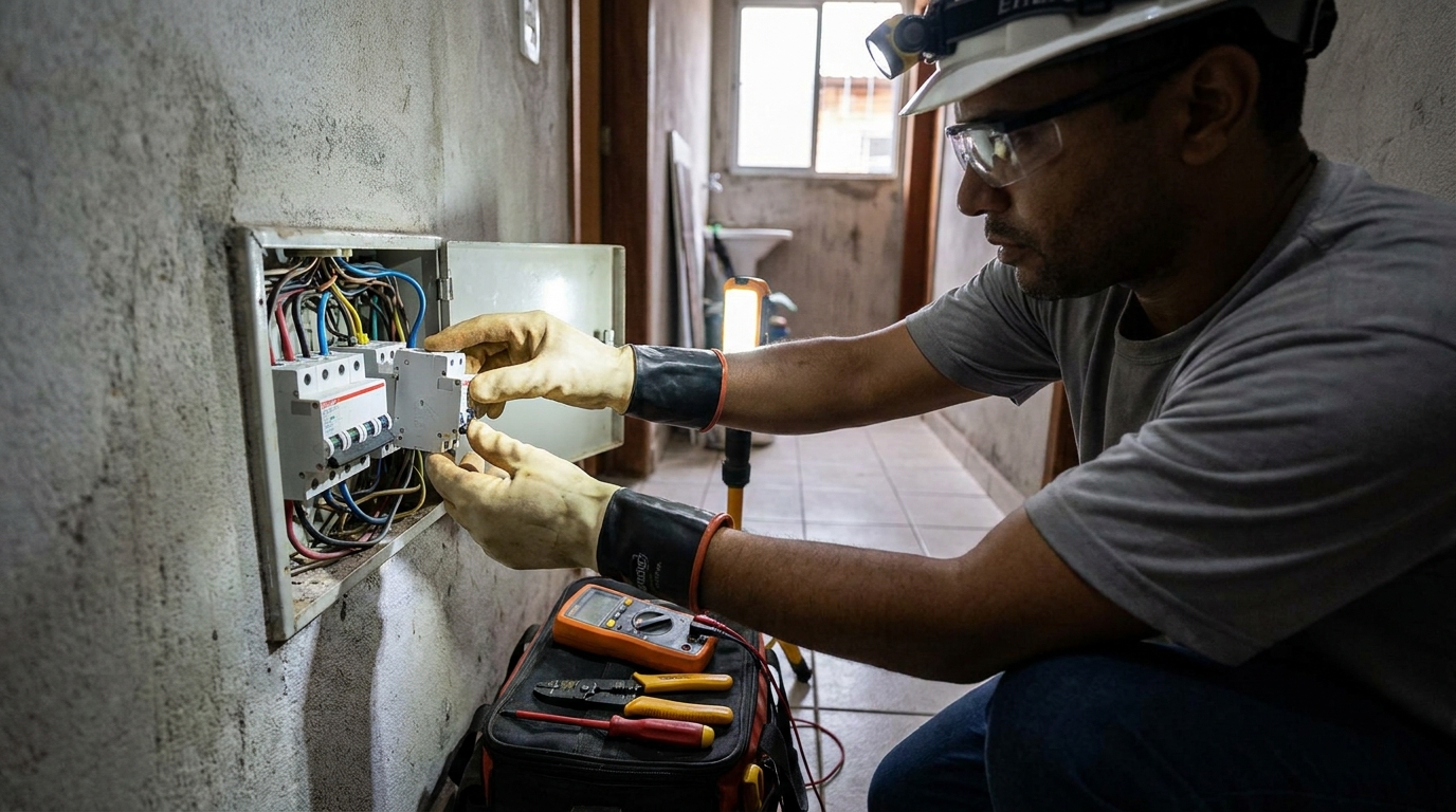 Instalacao de disjuntor profissional em Palmas‑TO
