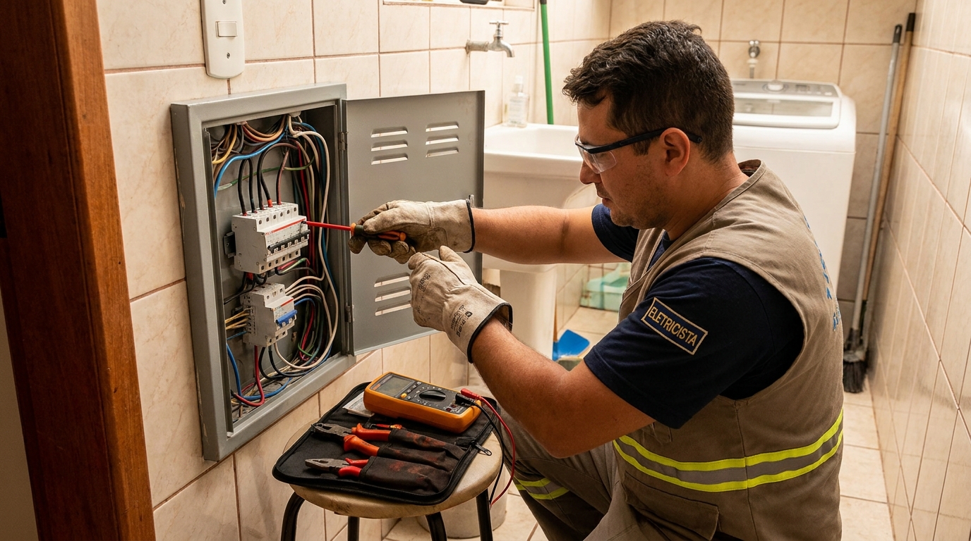 Instalacao de disjuntor residencial em Palmas‑TO