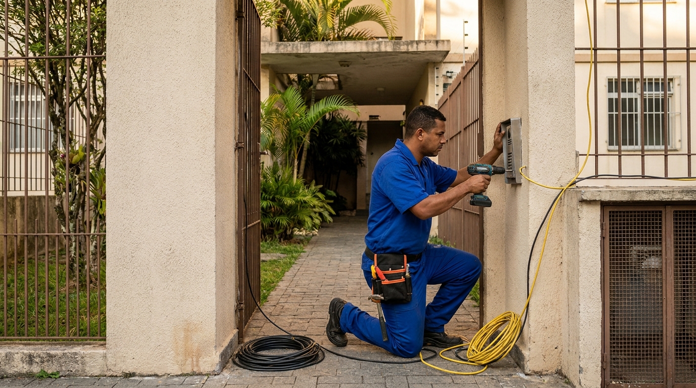 Instalacao de interfone profissional em Palmas‑TO