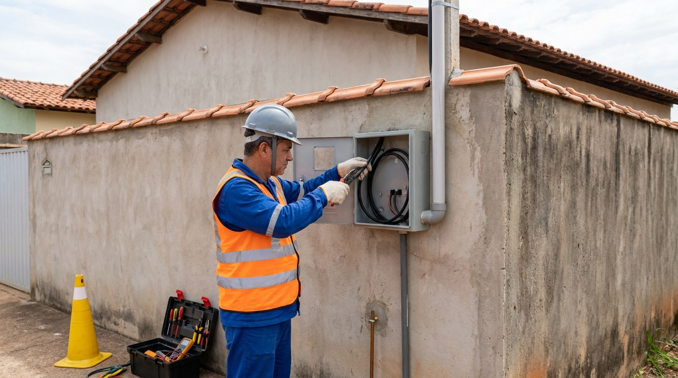 Instalacao de padrao de energia profissional em Palmas‑TO