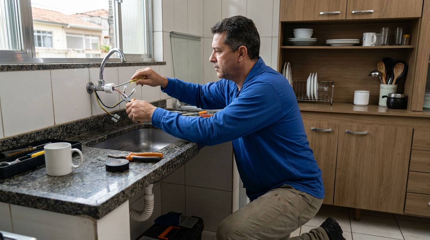 Troca de torneira eletrica em Palmas‑TO